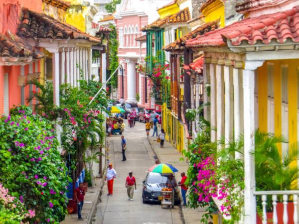 What is the most beautiful street in Cartagena to visit, according to ChatGPT?