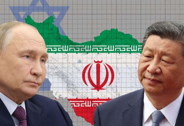 What is the role of Russia and China in the conflict between Israel and Iran?