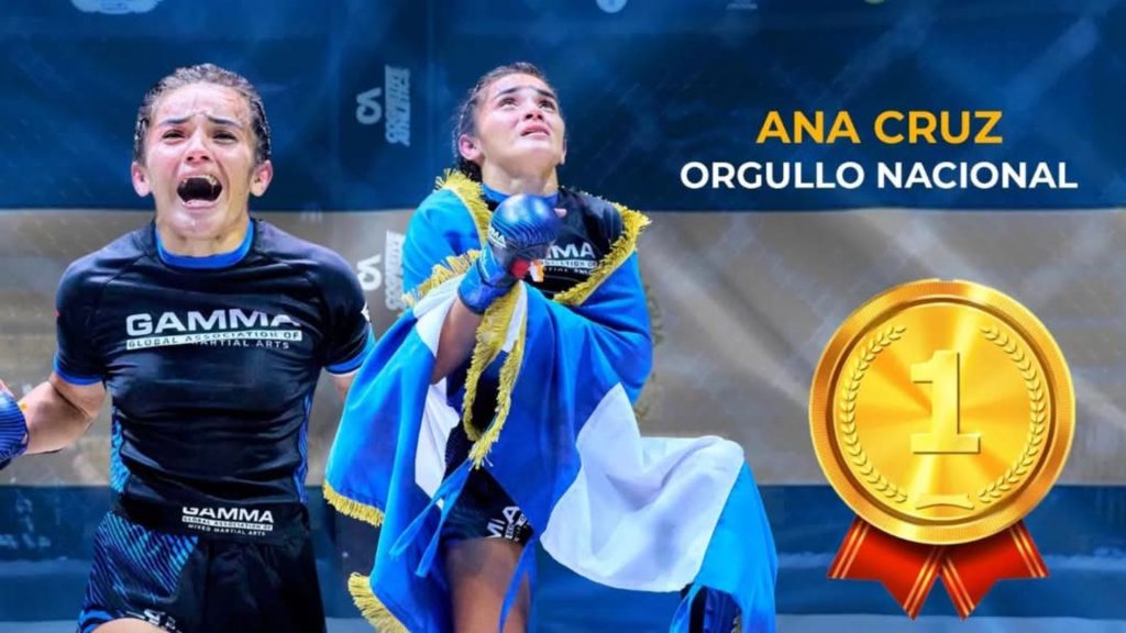 Ana Cruz, the jinotepina who won a gold medal in the World Mixed Martial Arts