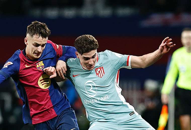 Atlético de Madrid knocked down Barcelona and is the only leader of the Spanish league