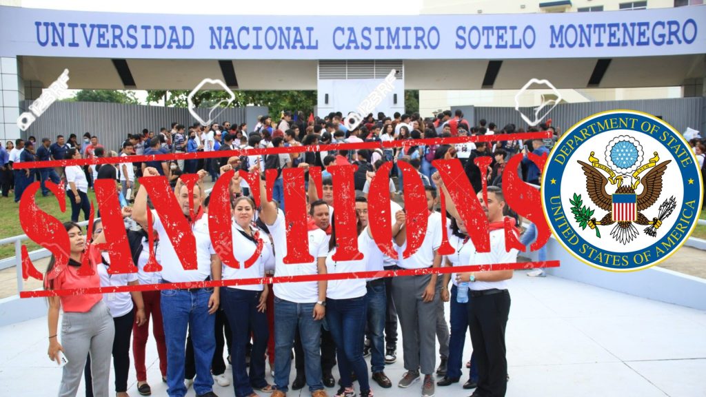 BREAKING MINUTE: The United States sanctions 20 Sandinista university officials from Nicaragua