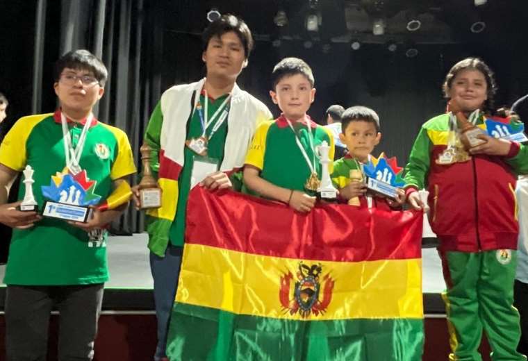 Bolivia achieved medals in the Standard modality of the South American Chess Festival