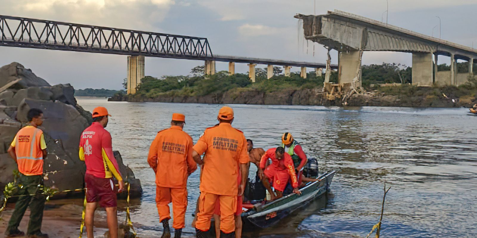 Bridge between Tocantins and Maranhão collapses; a death is confirmed