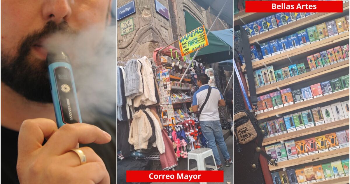 CDMX 'drowns' in vapers in the face of its ban; black market alert