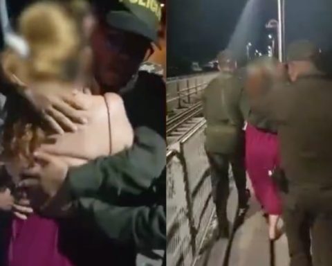 "Calm down, hug me": in a heroic act, police prevented a pregnant woman from jumping off a bridge