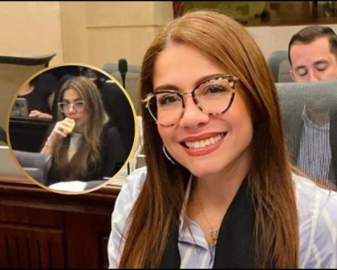 Catherine Juvinao captada usando un vapeador en el Congreso: hay polémica y críticas en redes