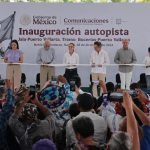 Claudia Sheinbaum and Miguel Ángel Navarro inaugurate the Bucerías-Puerto Vallarta section of the Jala-Vallarta Highway