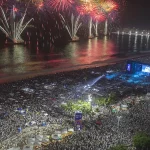 Copacabana New Year's Eve will receive six cruise ships and 300 boats