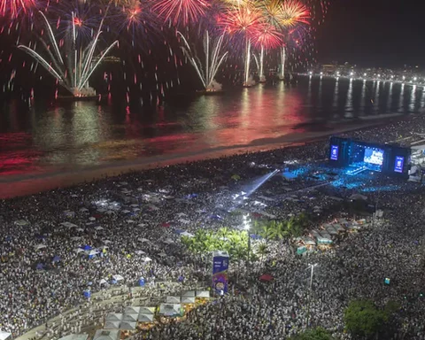 Copacabana New Year's Eve will receive six cruise ships and 300 boats