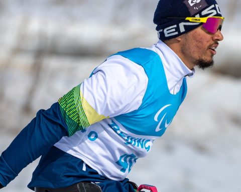 Cristian Ribera reaches third gold at the Para Ski World Cup