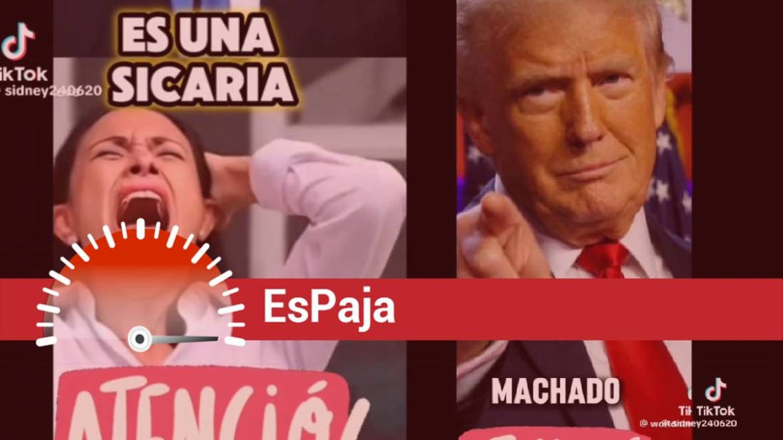 Did Trump refer to María Corina Machado as a “hitman” and “danger to Venezuela”?