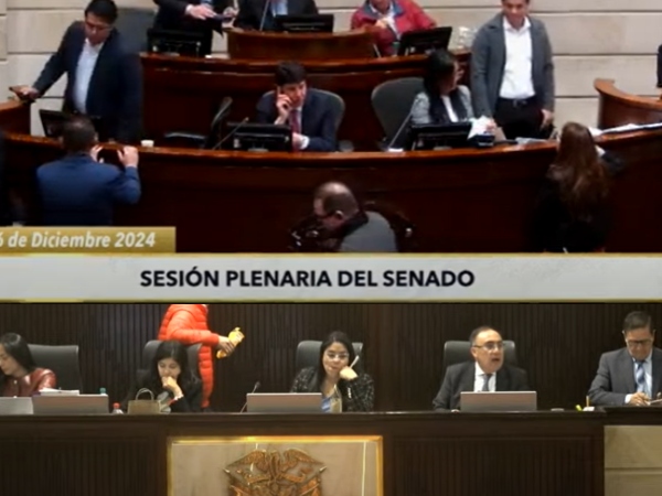 Por falta de quorum, la plenaria del Senado dejó morir este lunes la reforma política