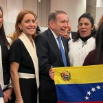 González Urrutia met with Venezuelan migrants in Strasbourg