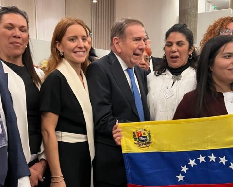 González Urrutia met with Venezuelan migrants in Strasbourg