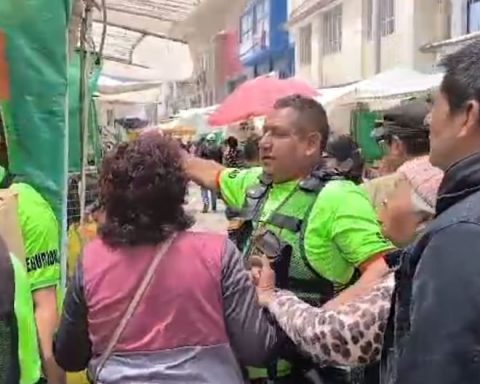 Huancayo: Christmas fair begins in El Tambo with confrontation between merchants (VIDEO)