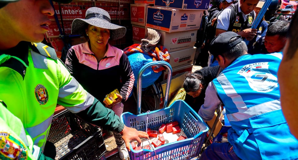 Huancayo: On Christmas Eve they seize 200 kilos of fireworks