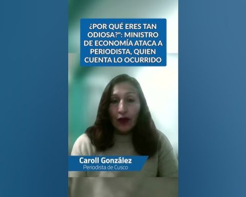 Periodista ofendida por el titular del MEF.