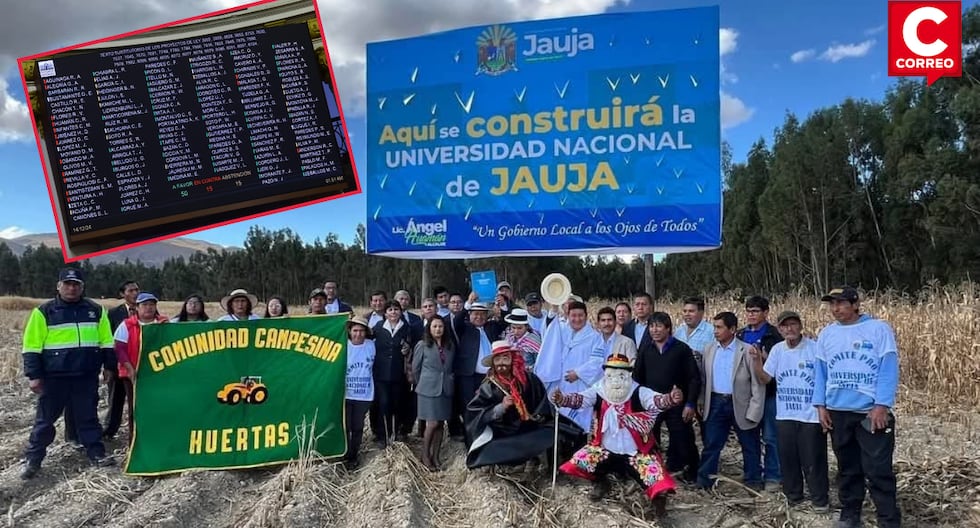 Junín: Congress approves the creation of the universities of Jauja and Pangoa