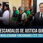 Escándalos de justicia que involucraron funcionarios este 2024