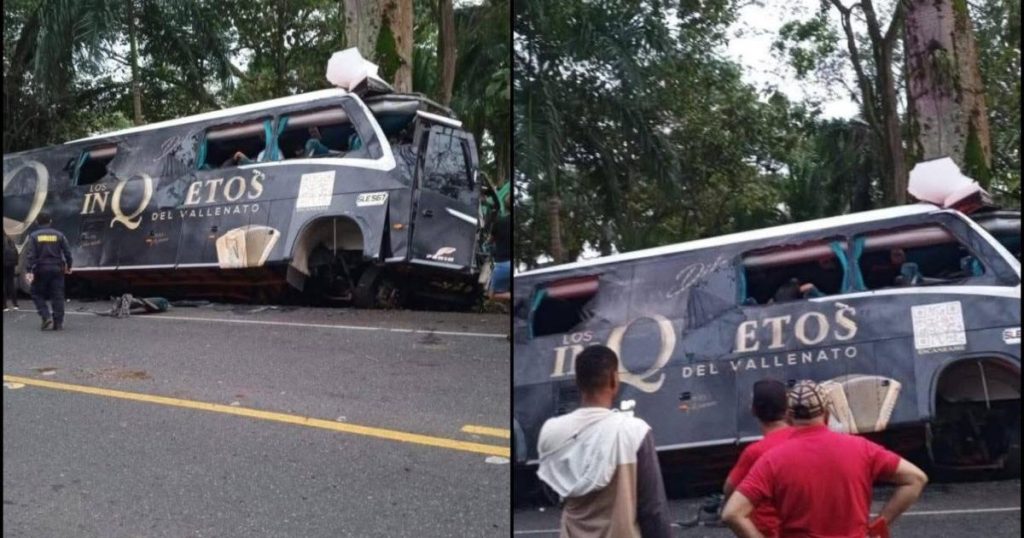 Los Inquietos del Vallenato confirm that the accident bus was traveling with tourists and not musicians