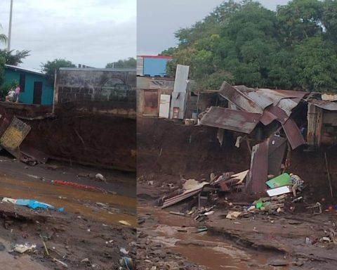 Managua's Eastern Channel collapses and leaves serious damage to nearby homes