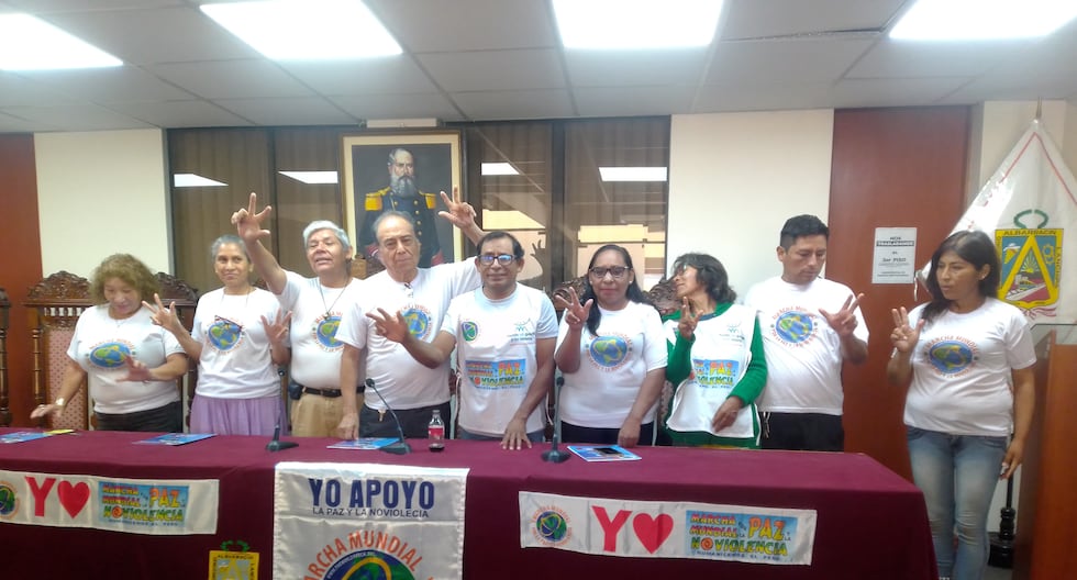 March for peace that travels five continents will arrive in Tacna on the 17th