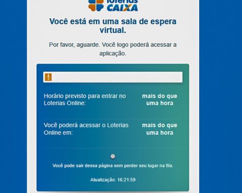 Mega da Virada: Loterias Caixa website has a waiting list to bet