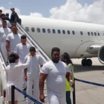 Un grupo de cubanos deportados desde Estados Unidos a la Isla en 2023