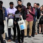 New applications for unemployment benefits in the US fall to their lowest level in a month