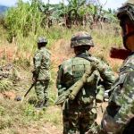 One soldier killed and three others injured in combat with armed group in Arauca