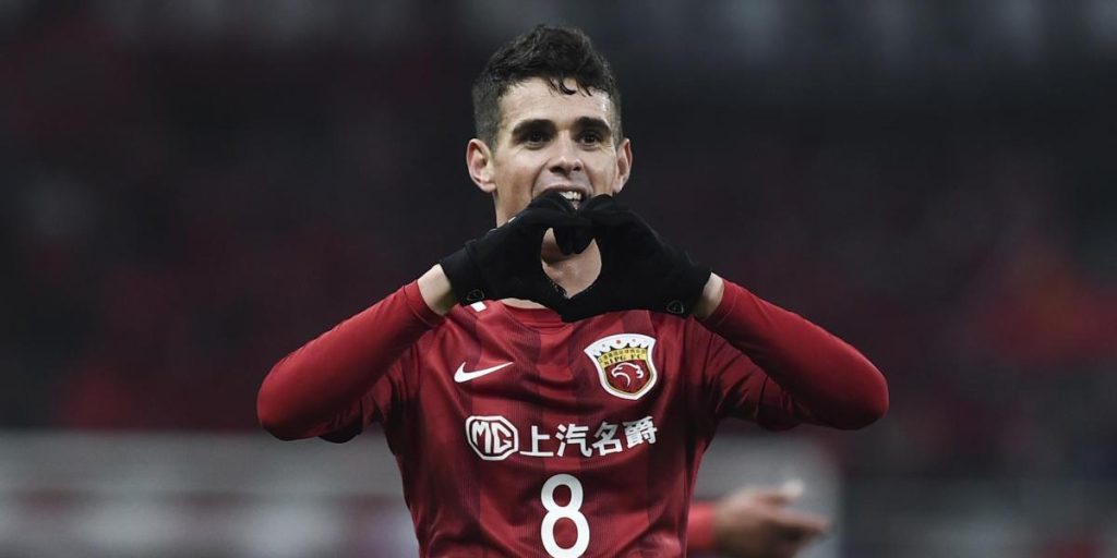 Oscar leaves China with a new challenge in sight