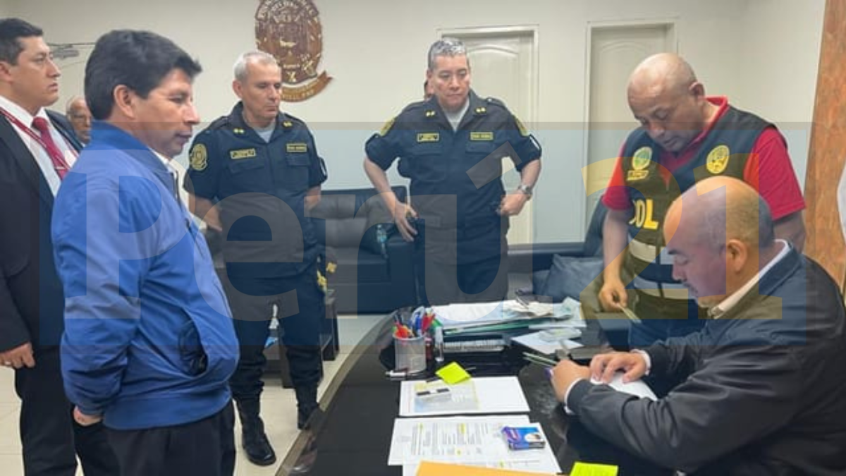 Foto inédita de la detención de Pedro Castillo el 7 diciembre 2022