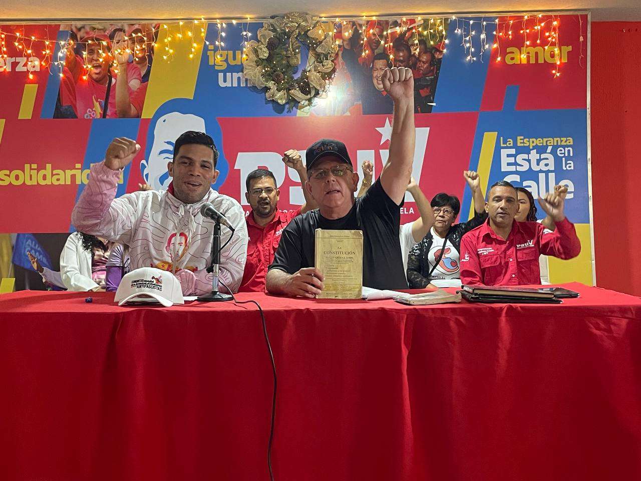 PSUV Barinas demands recognition of Maduro and condemns aggression against Syria