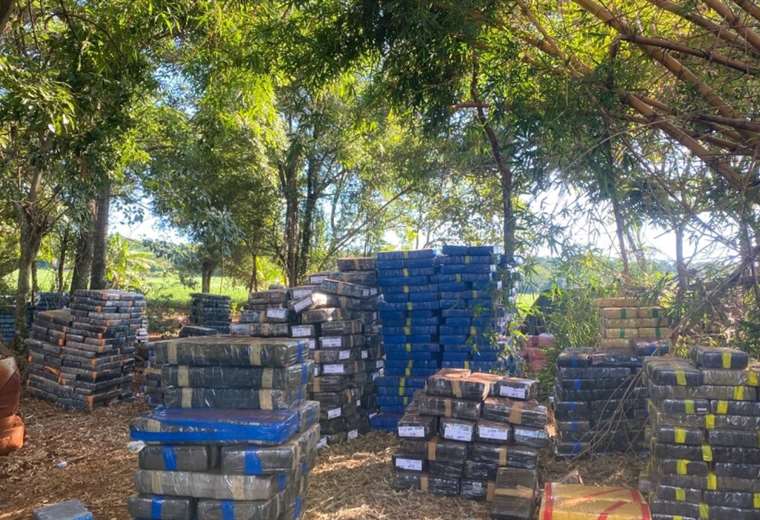 Paraguayan authorities confront armed group and seize 20 tons of marijuana