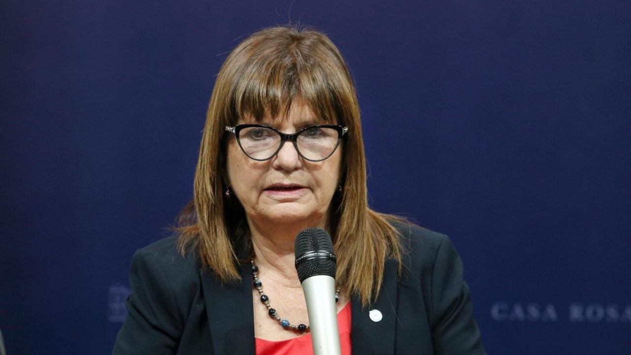 Patricia Bullrich once again referred to the threats