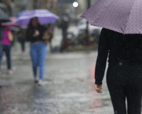 Rain showers hit the south coast and metropolitan region of SP