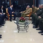 Raúl Castro recibió en La Habana, Cuba, al ministro de Seguridad Pública de China, Wang Xiaohong