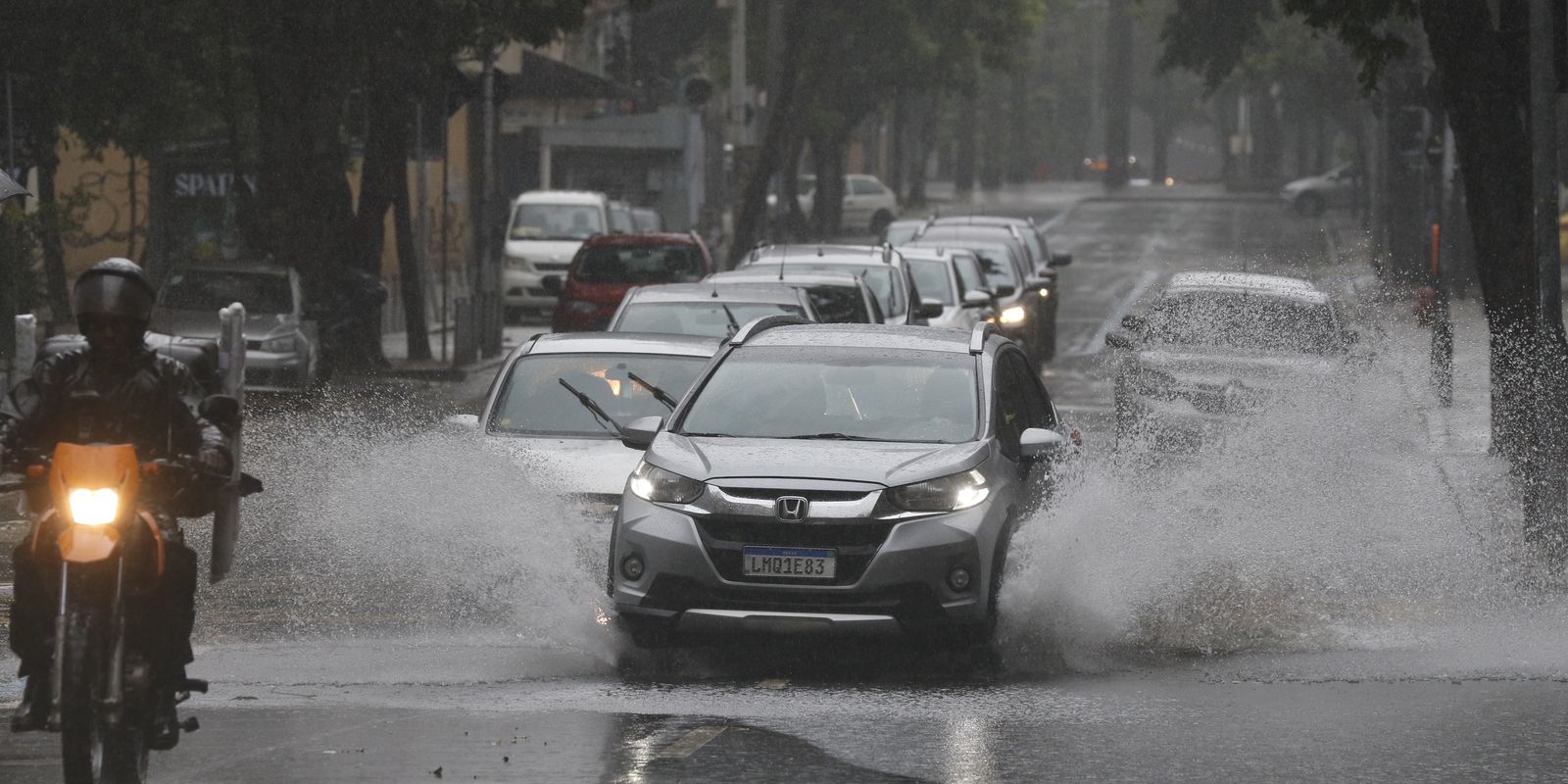 Regions in the state of Rio have a high risk of storms