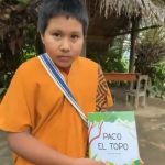 Satipo: 11-year-old Asháninka boy presents his first book 'Paco el topo'