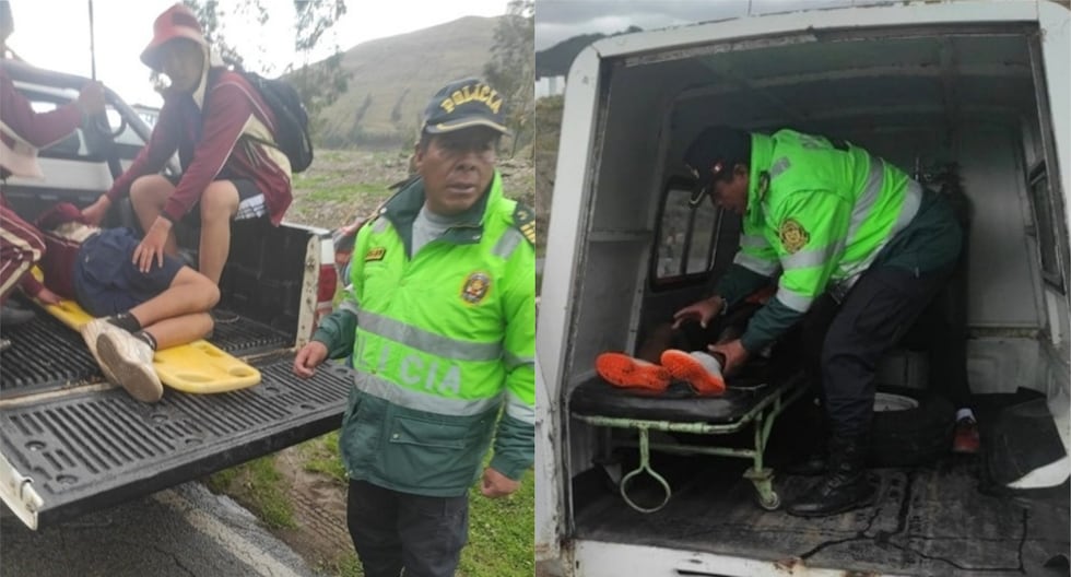 Schoolchildren saved from dying after lightning struck the sports field where they played in Cusco