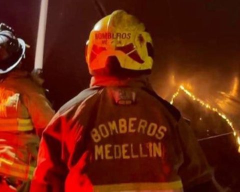 So far in December in Medellín there have been five fires, due to falling balloons