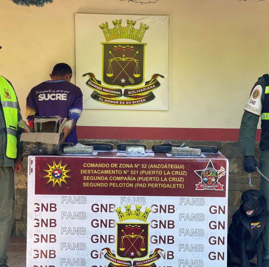 Subject arrested with more than 5 kilos of drugs in Guanta