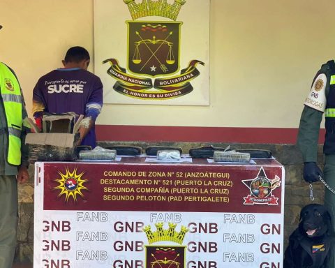 Subject arrested with more than 5 kilos of drugs in Guanta