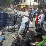 Tacna: Save from dying in a motorcycle taxi and private car crash