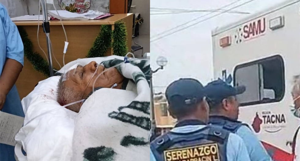 Tacna: Serious older adult run over by police with his motorcycle