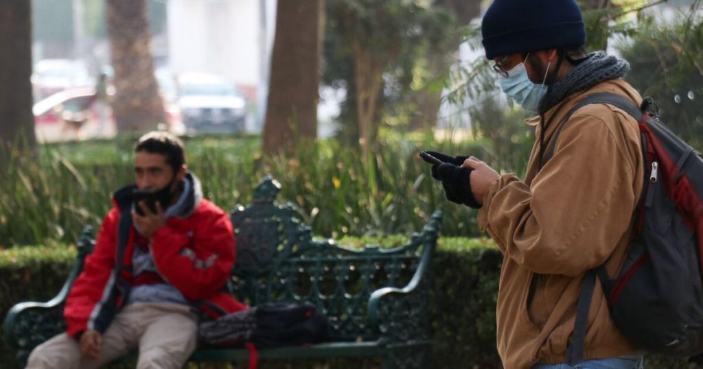 The cold activates the orange alert in CDMX