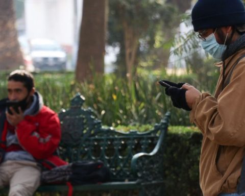 The cold activates the orange alert in CDMX