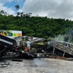 The death toll in a multi-vehicle accident in Brazil rises to 38