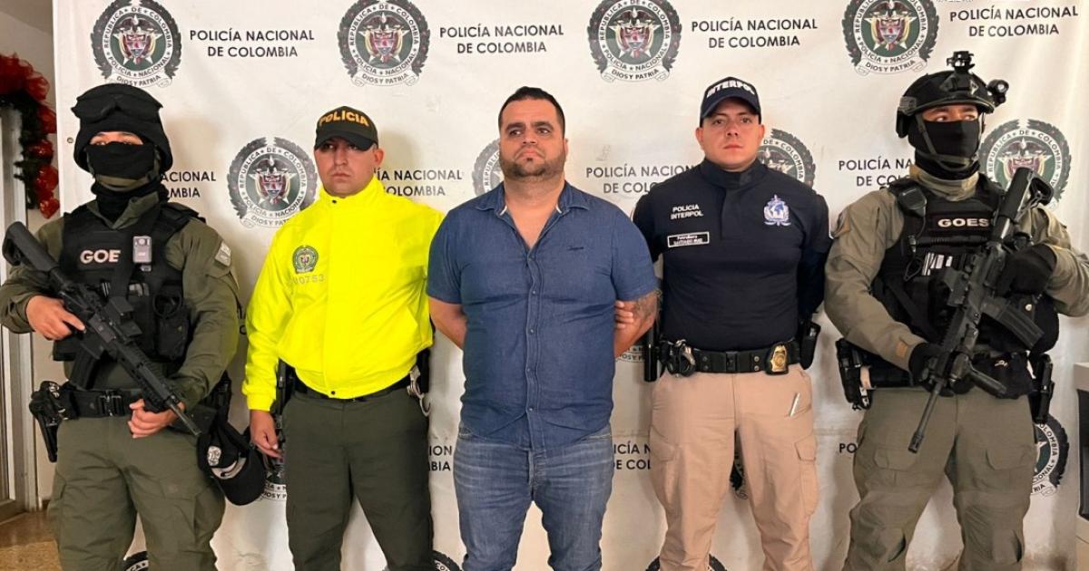 The leader of the 'Aragua Train' is captured in Cali: he was wanted with a red Interpol circular