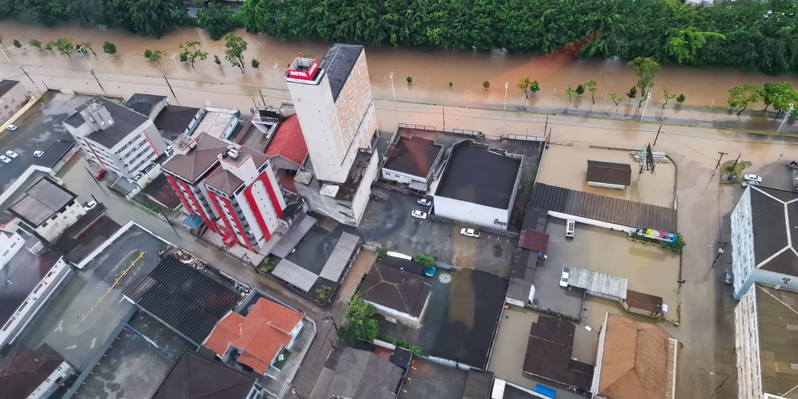 The north of Santa Catarina is the most impacted by the rain, says Civil Defense